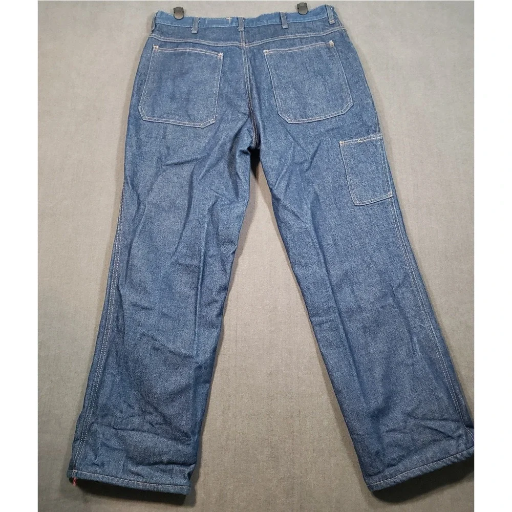 National Safety Apparel FR Jeans Mens 36x32 Blue Westex Indura Flame Resistant